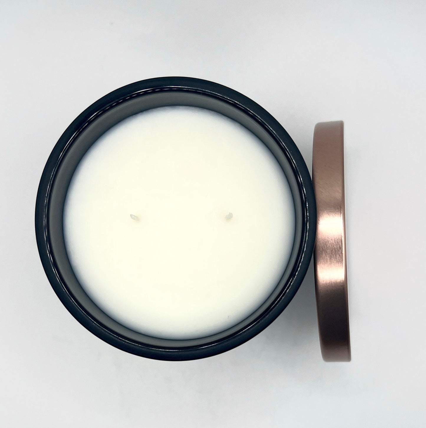 Can'tdles Candles 10oz Matte Black Jar Handsome Devil: Tobacco Leaf, Saffron & Vanilla Cream