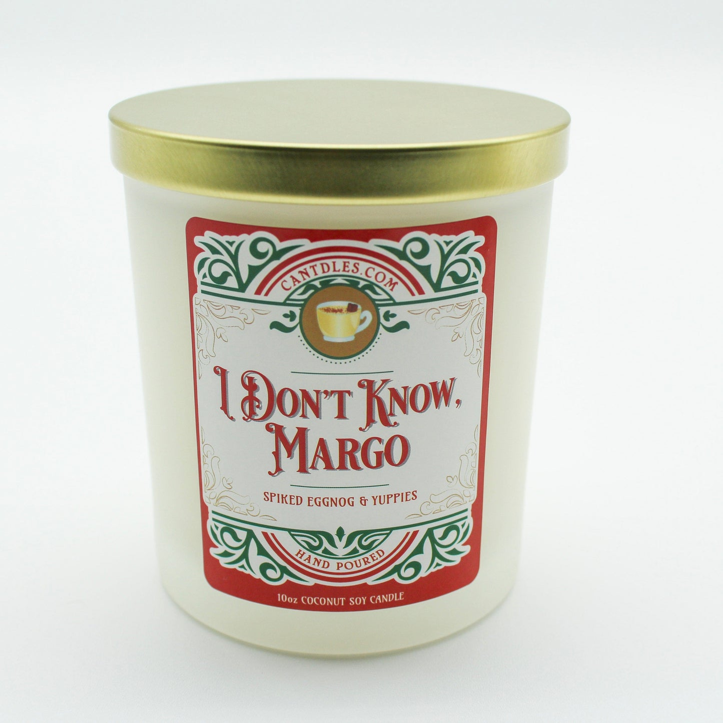 Can'tdles Candles I Don't Know, Margo: Spiked Eggnog Christmas Candle