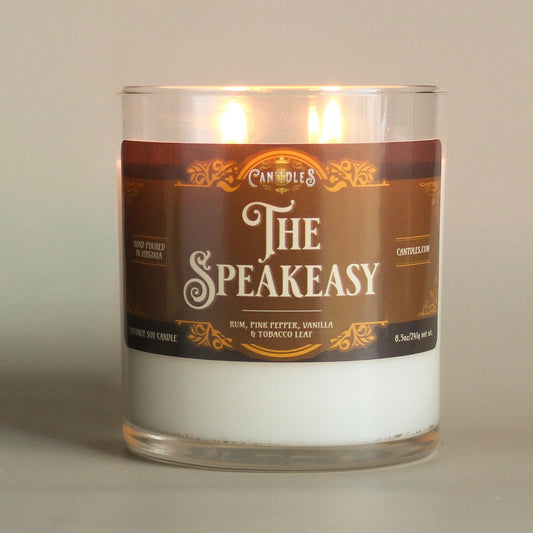 Can'tdles Candles The Speakeasy Candle: Pink Pepper, Rum & Neroli