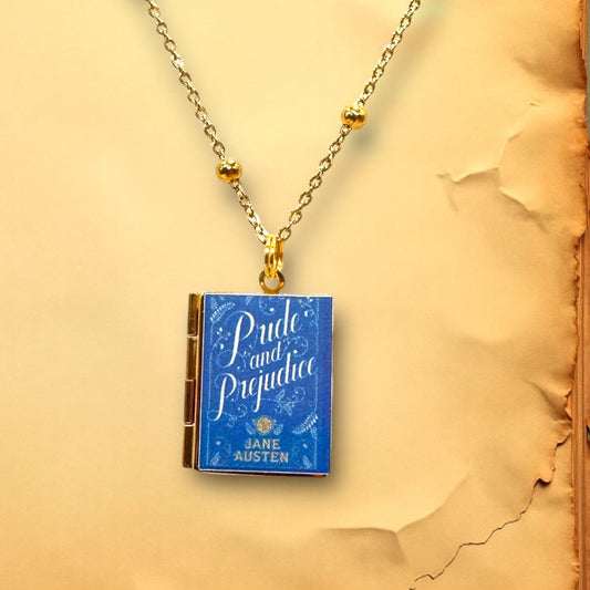 Can'tdles Necklace Pride & Prejudice Lit Locket
