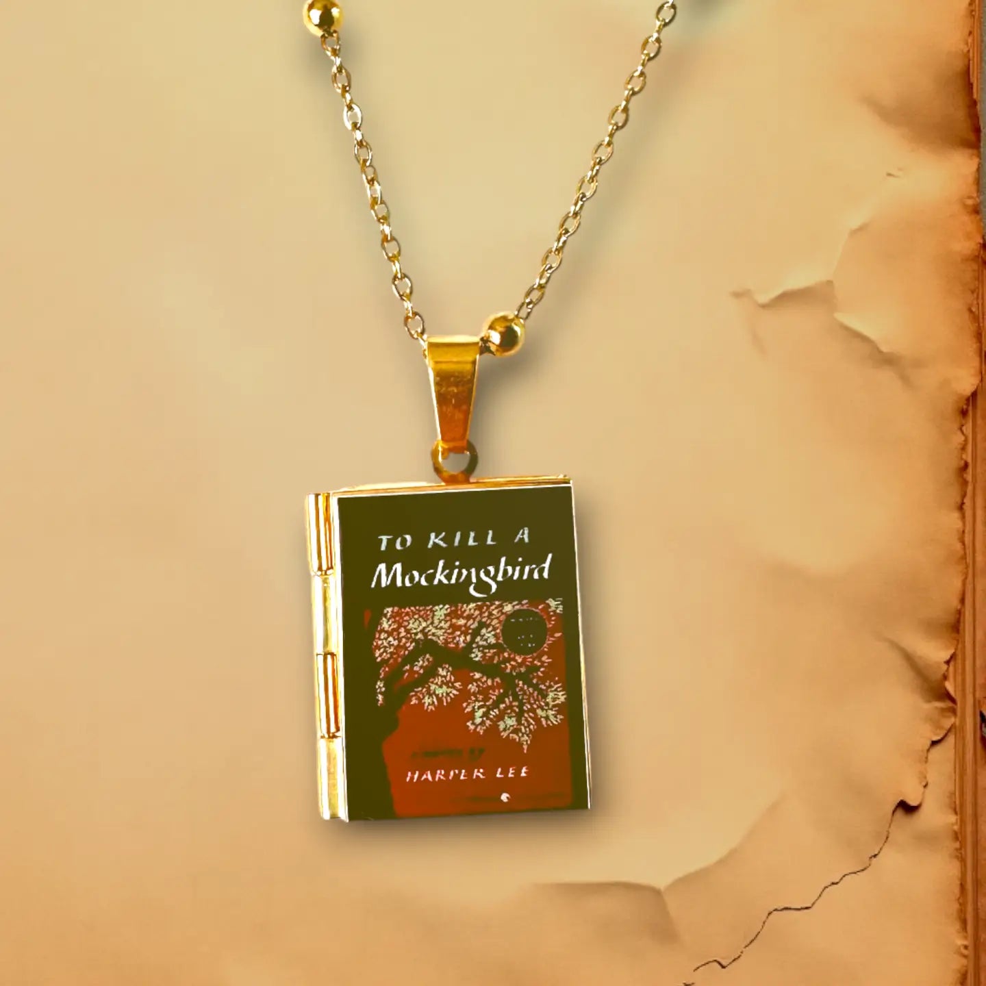 Can'tdles & Co. Necklace To Kill a Mockingbird Lit Locket