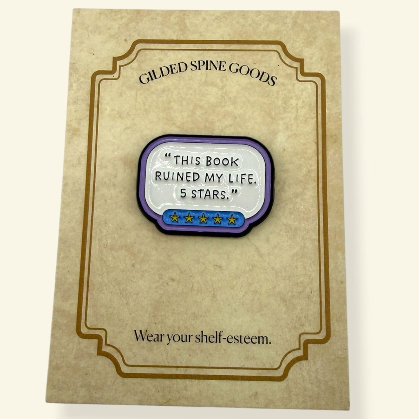 Can'tdles & Co. Pins Ruined My Life, 5 Stars Pin