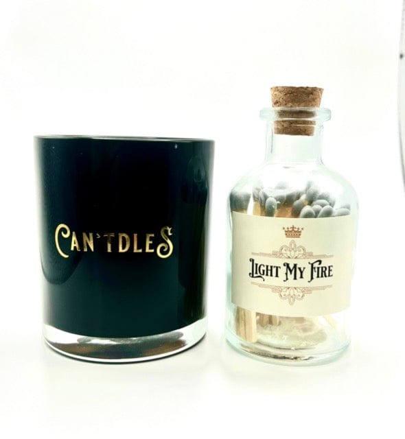 Can'tdles Light My Fire Apothecary Bottle Matches