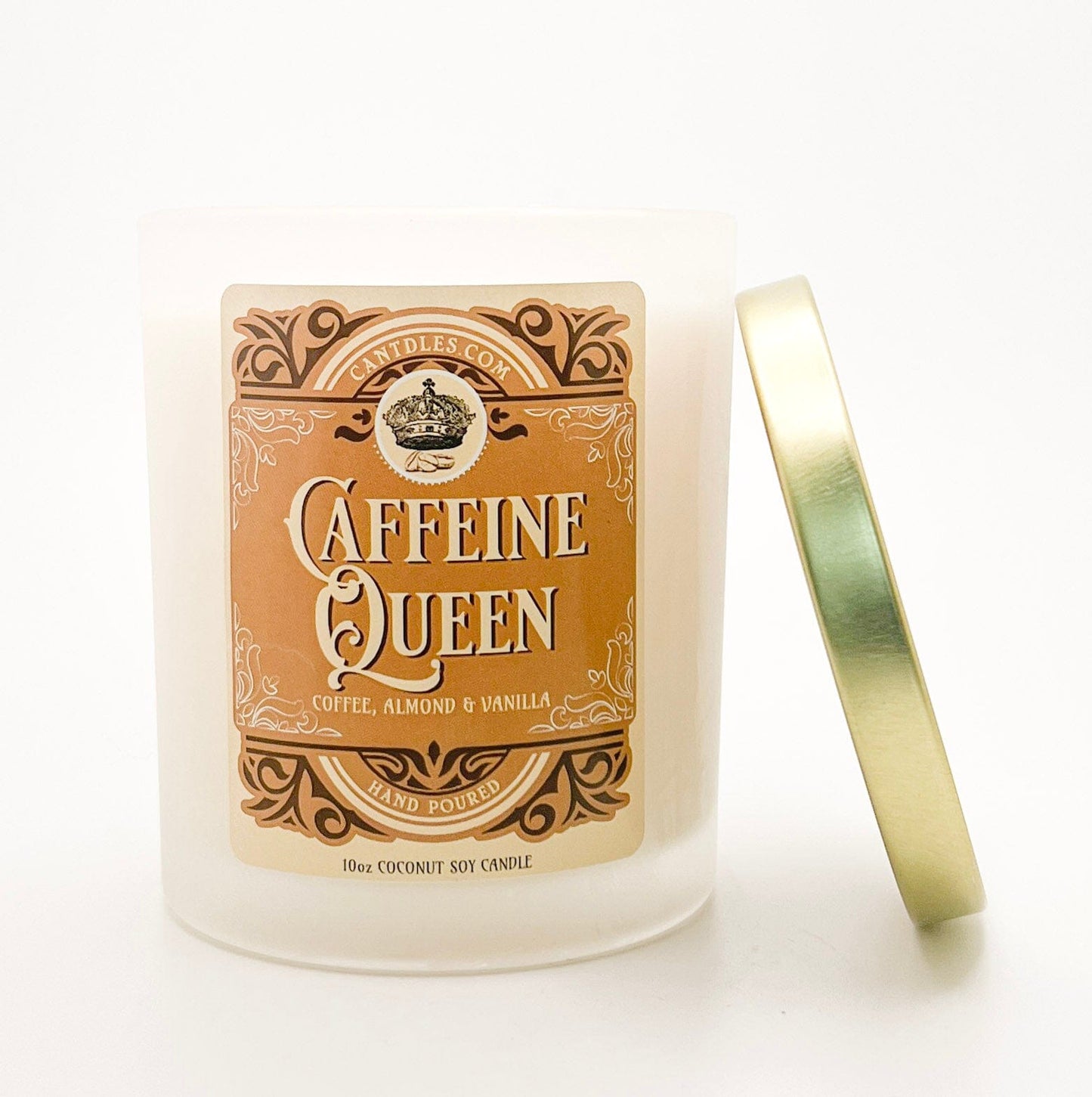 Can'tdles Candles Caffeine Queen: Fresh Coffee, Almond and Vanilla