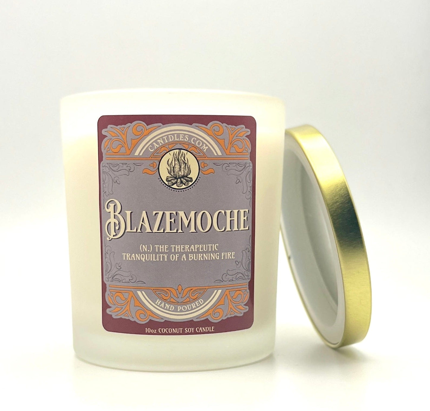 Can'tdles Blazemoche: Bonfire-Scented Candle