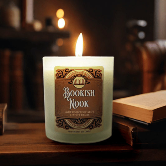 Can'tdles Candles Bookish Nook: Cozy Library Scent