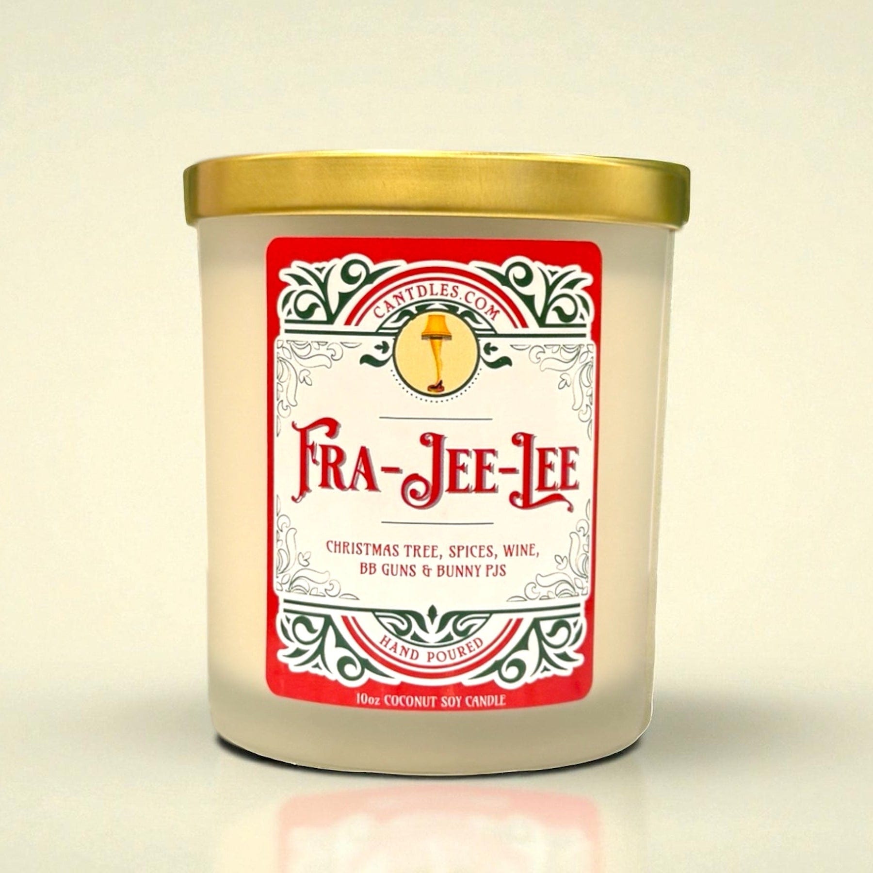 Can'tdles Candles Fra-jee-lee: Wine, Evergreen & Spice Christmas Candle