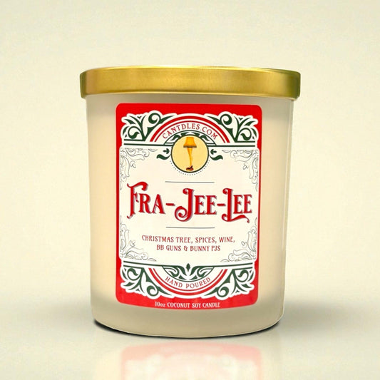 Can'tdles Candles Fra-jee-lee: Wine, Evergreen & Spice Christmas Candle