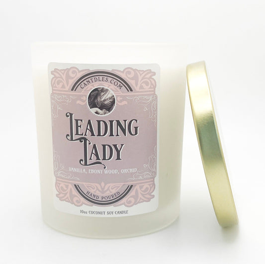 Can'tdles Candles Leading Lady: Vanilla, Ebony Wood & Orchid