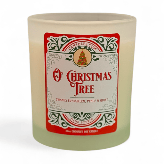 Can'tdles Candles O' Christmas Tree: Crushed Pine Needles & Juniper Berry Christmas Trees