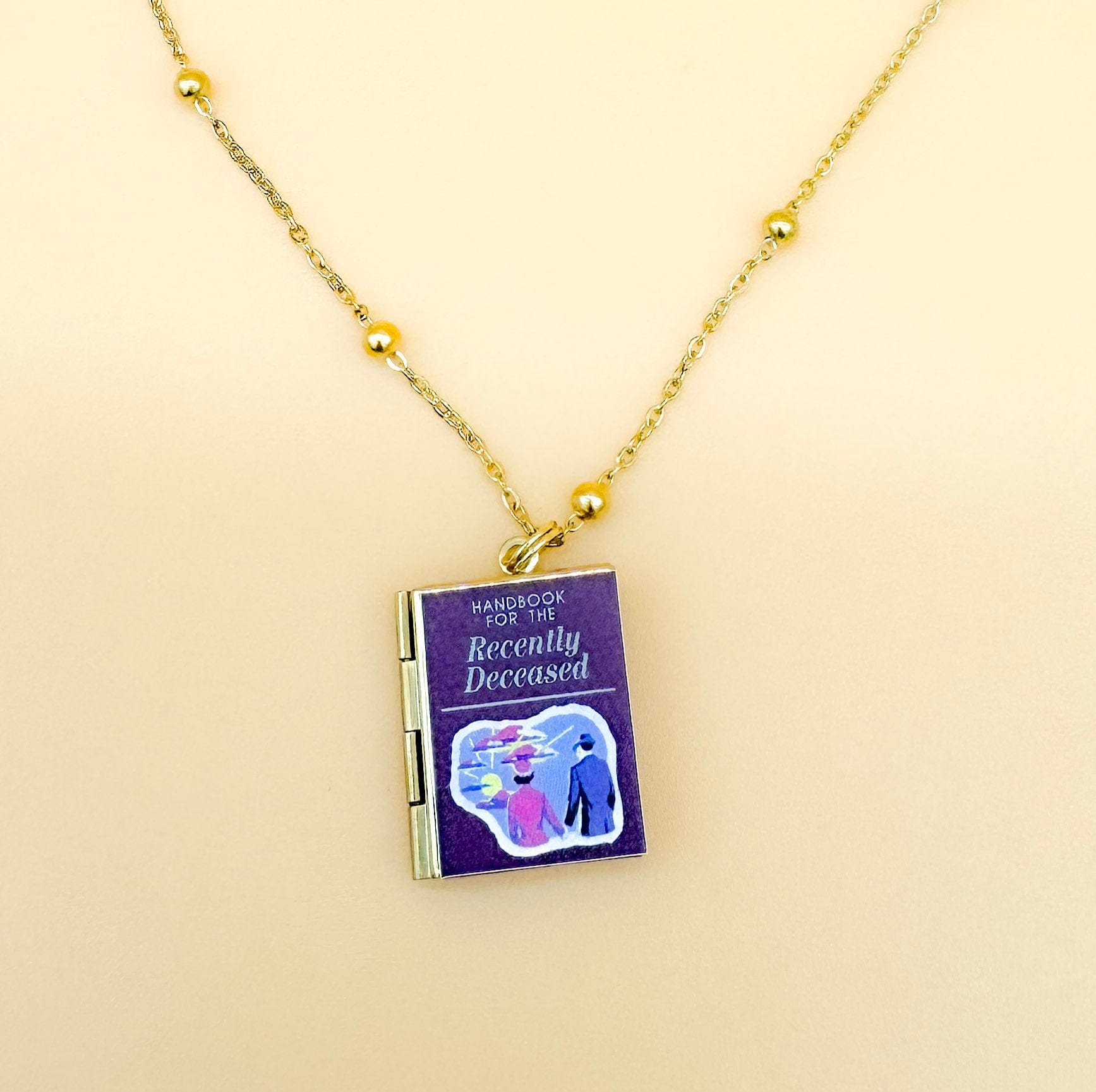 Can'tdles Necklace Handbook for the Recently Deceased Lit Locket