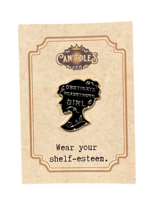 Can'tdles & Co. Pins Headstrong, Obstinate Girl Enamel Pin