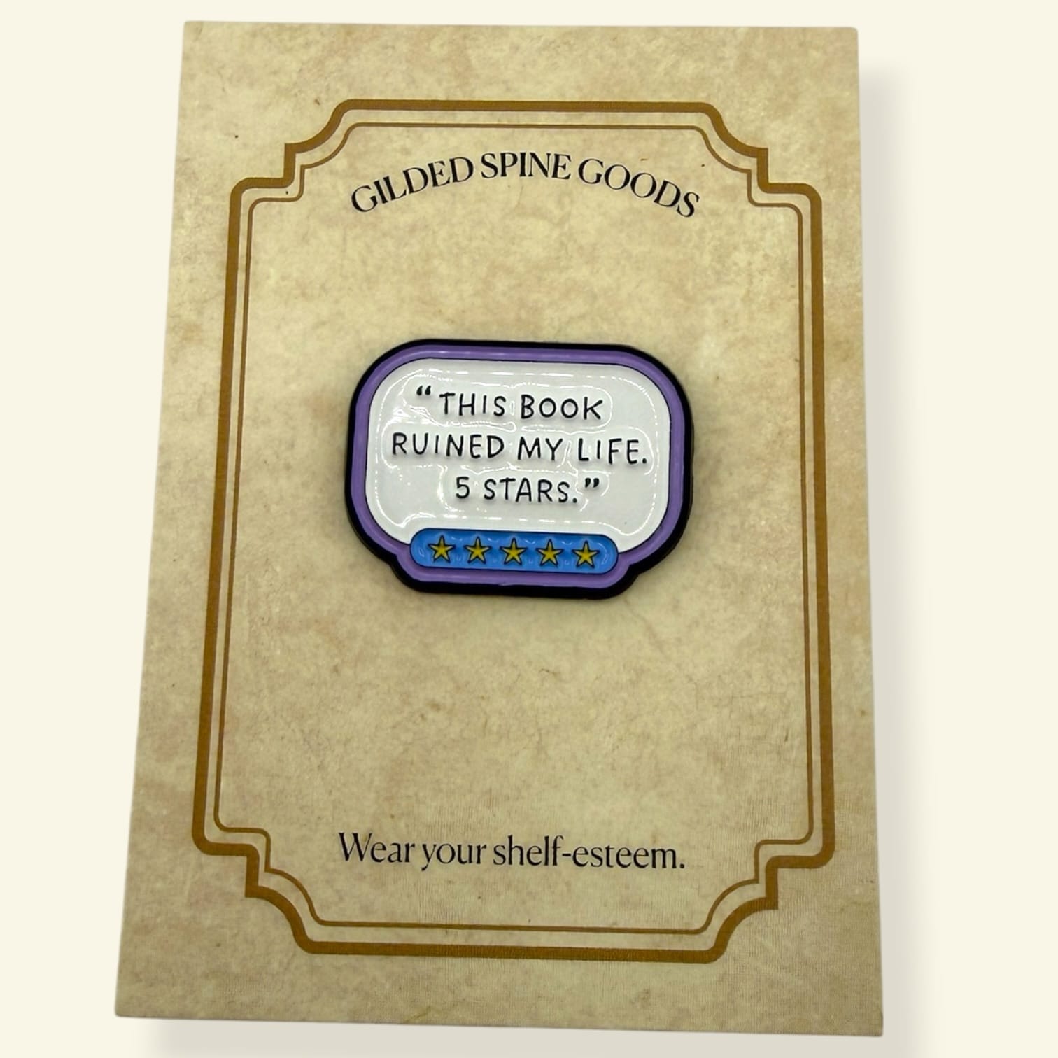Can'tdles & Co. Pins Ruined My Life, 5 Stars Pin